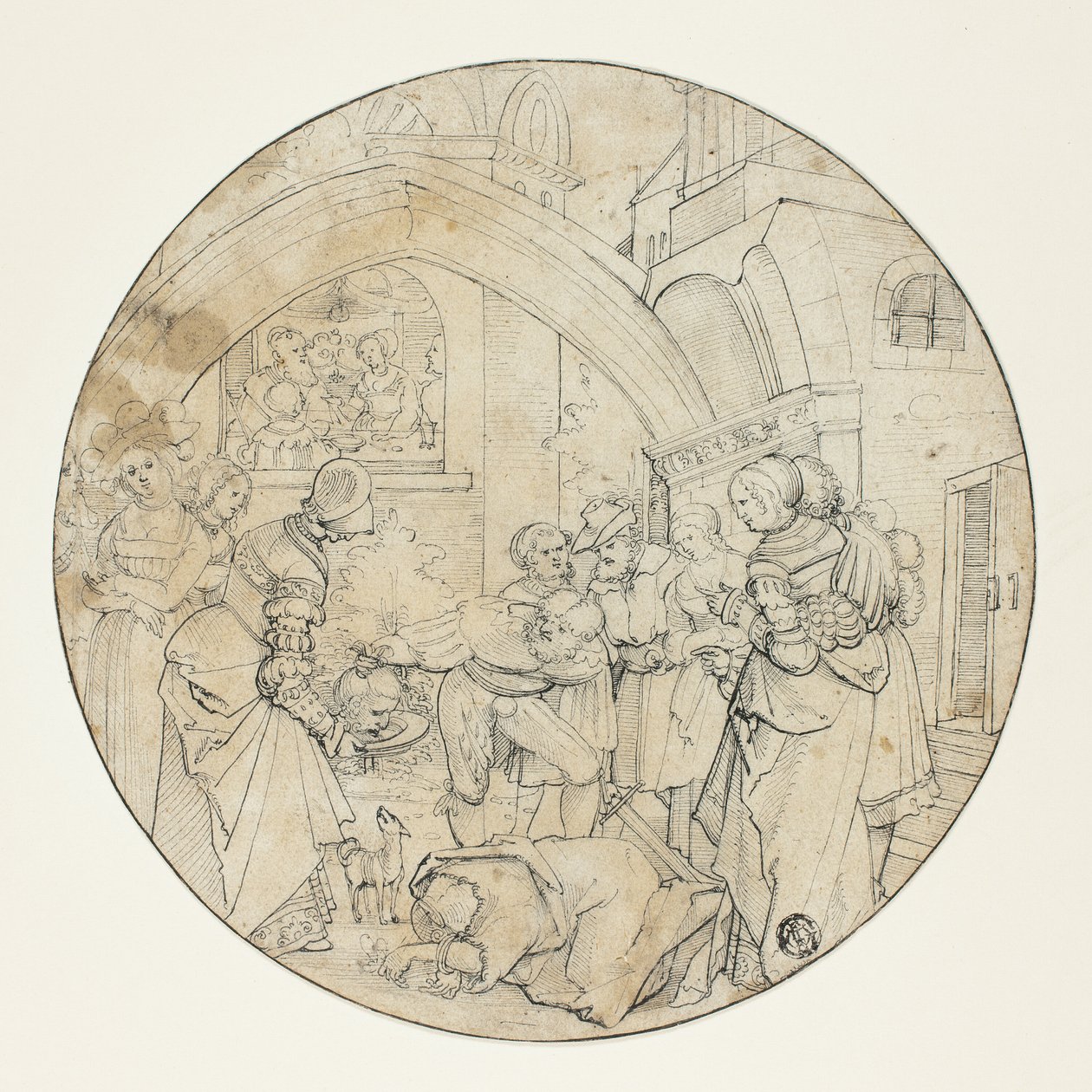 Enthauptung von Johannes dem Täufer von Jörg Breu the Elder