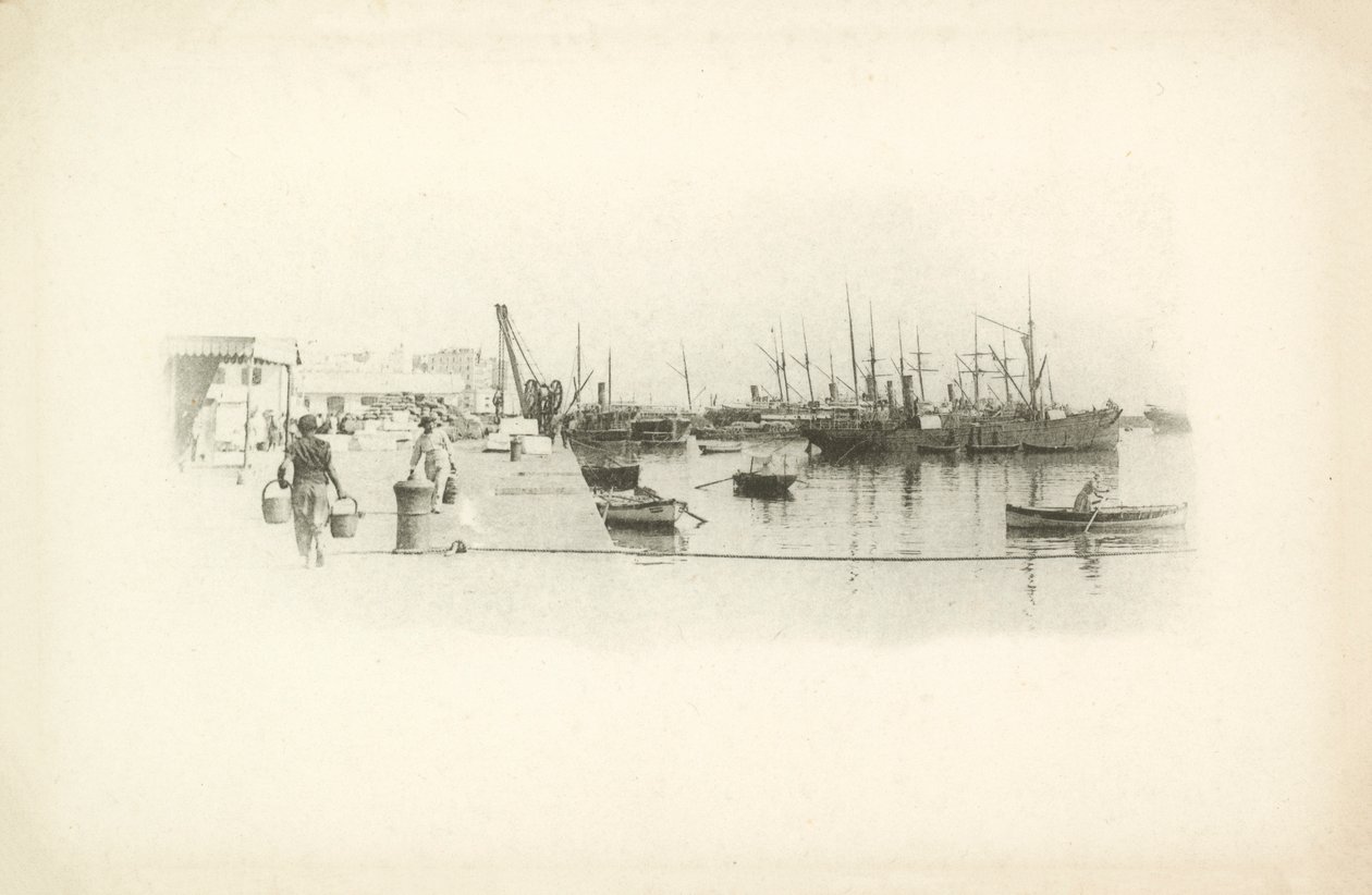 Eine von Jules Gervais-Courtellemonts Ansichten von Algerien (s/w Foto) von Jules (after) Gervais-Courtellemont
