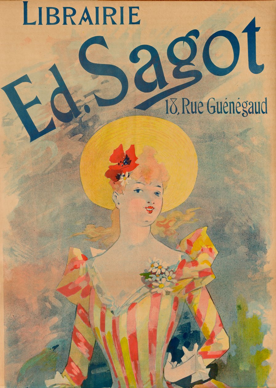 Buchhandlung Ed. Sagot von Jules Cheret