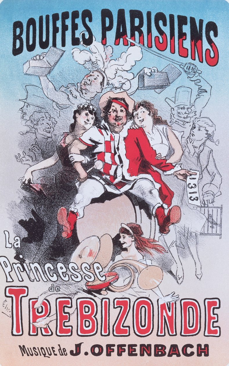 Plakat für die Operette 