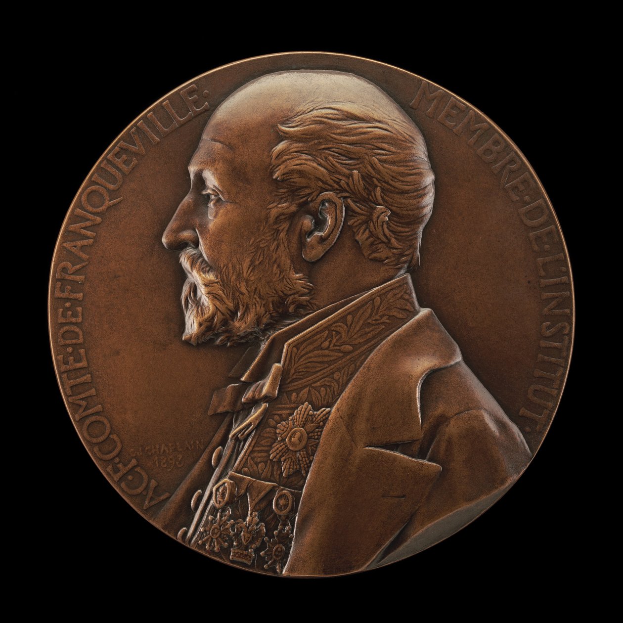 Amable-Charles Franquet, 1840-1919, Graf von Franqueville, 1893 von Jules Clement Chaplain