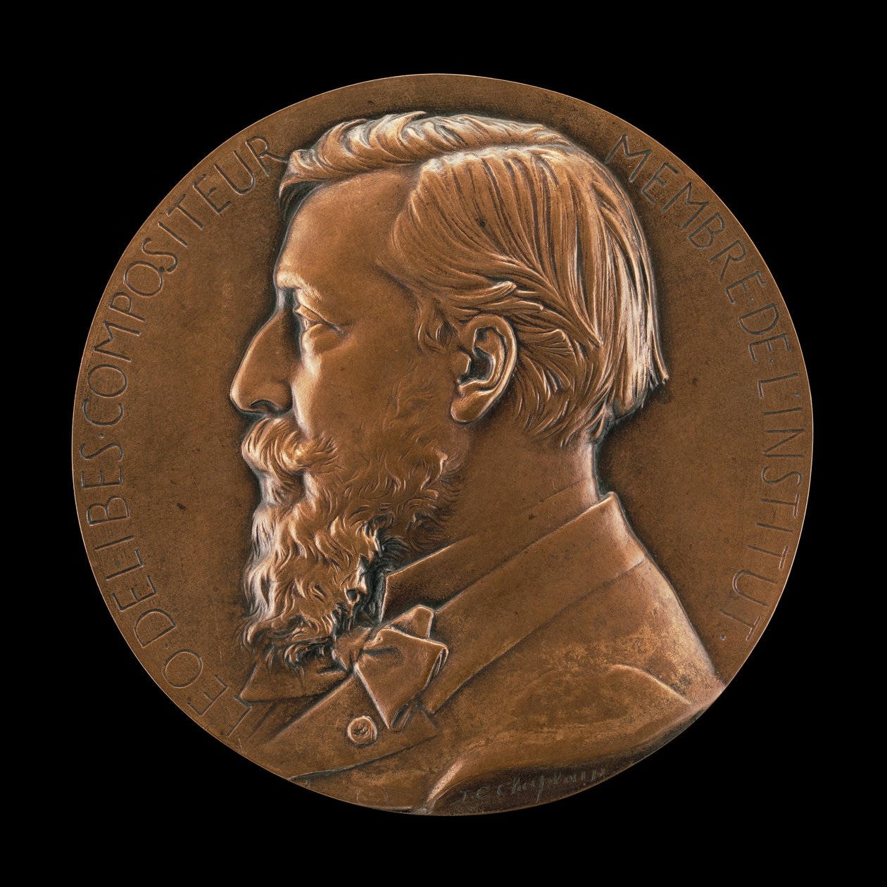 Leo Delibes, 1836-1891, Komponist, ca. 1870 von Jules Clement Chaplain