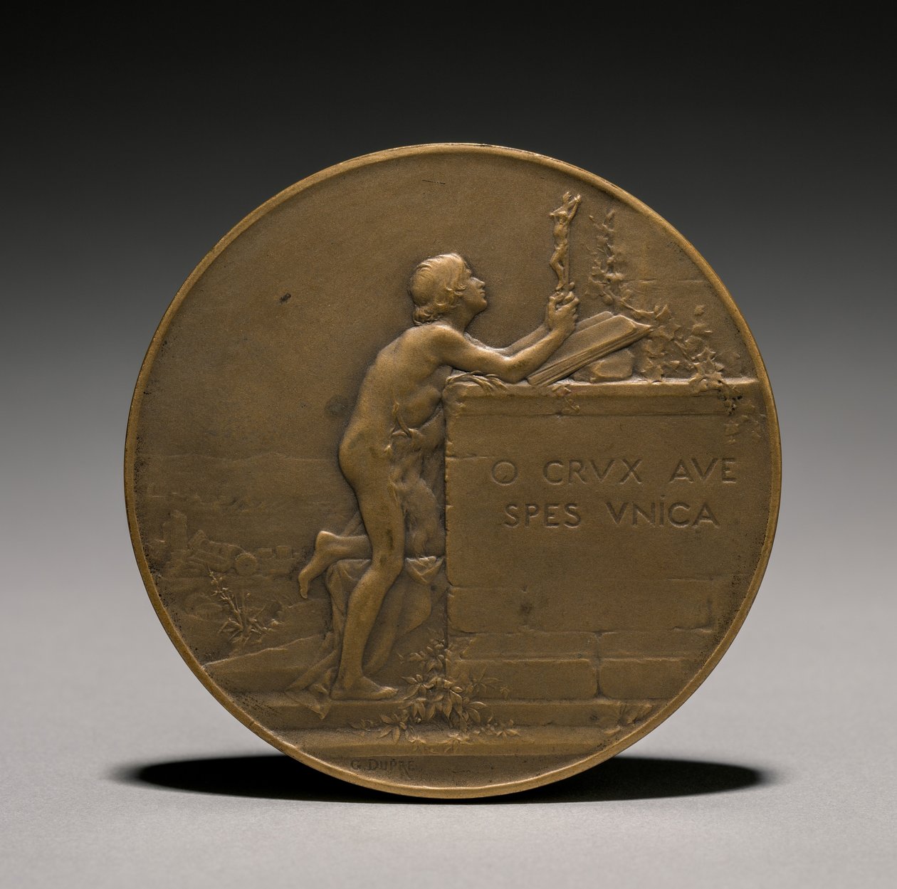 Medaille Rückseite, 1800er Jahre von Jules Dupré
