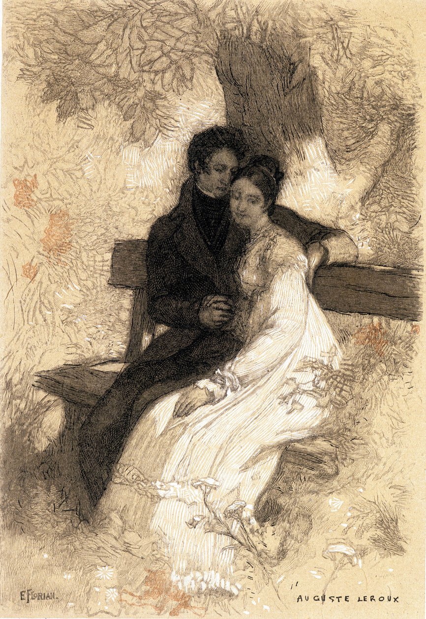 Illustration für Eugenie Grandet von Auguste Leroux von Jules Marie Auguste Leroux