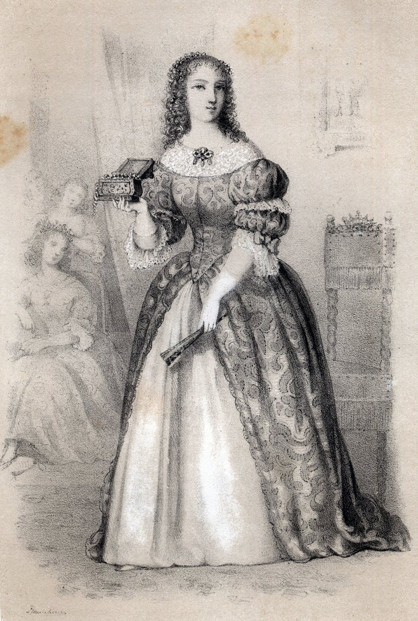 Porträt von Anne Marie de La Tremoille, Prinzessin der Ursins von Jules and Raunheim Hermann David