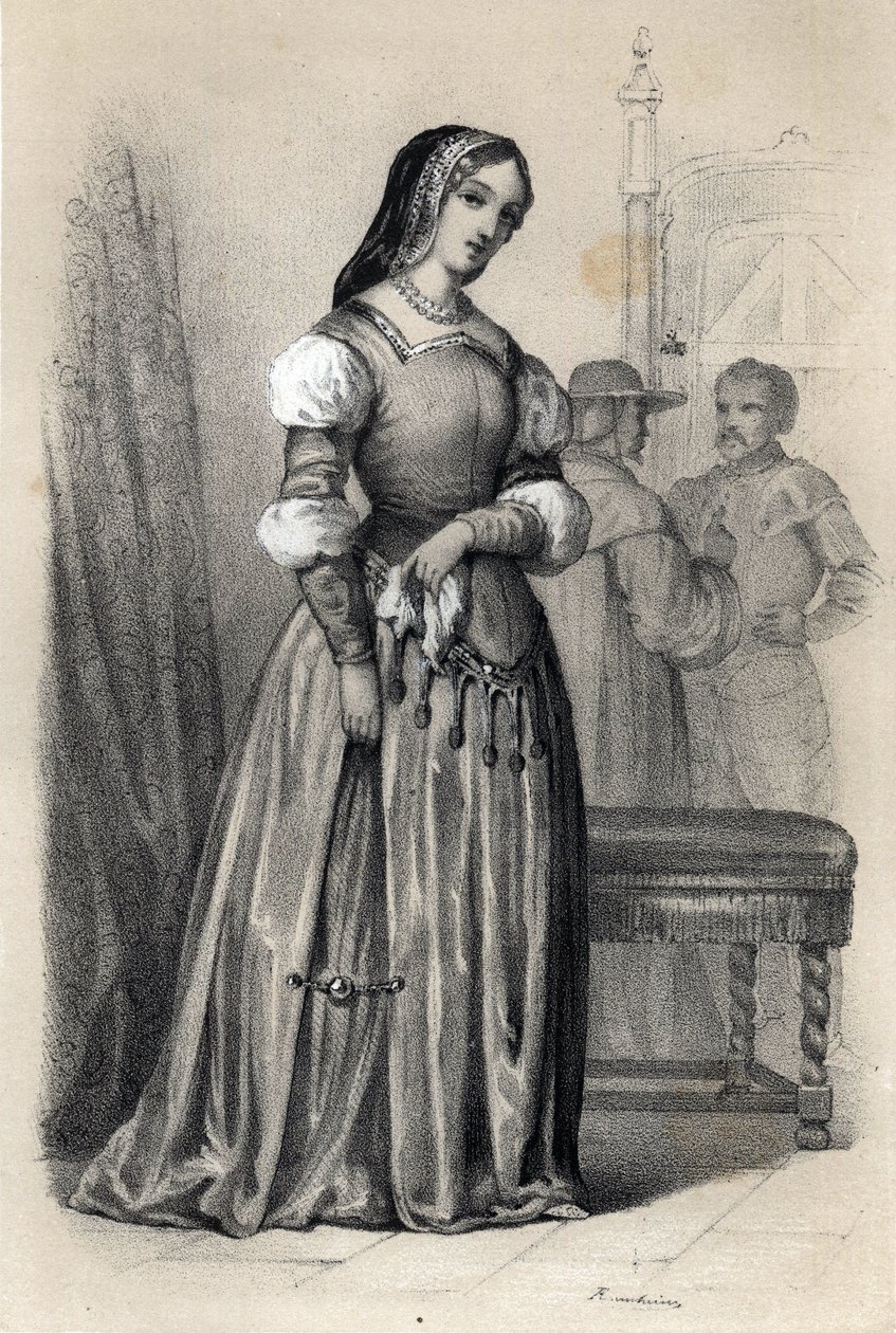 Porträt von Caterina Sforza von Jules and Raunheim Hermann David