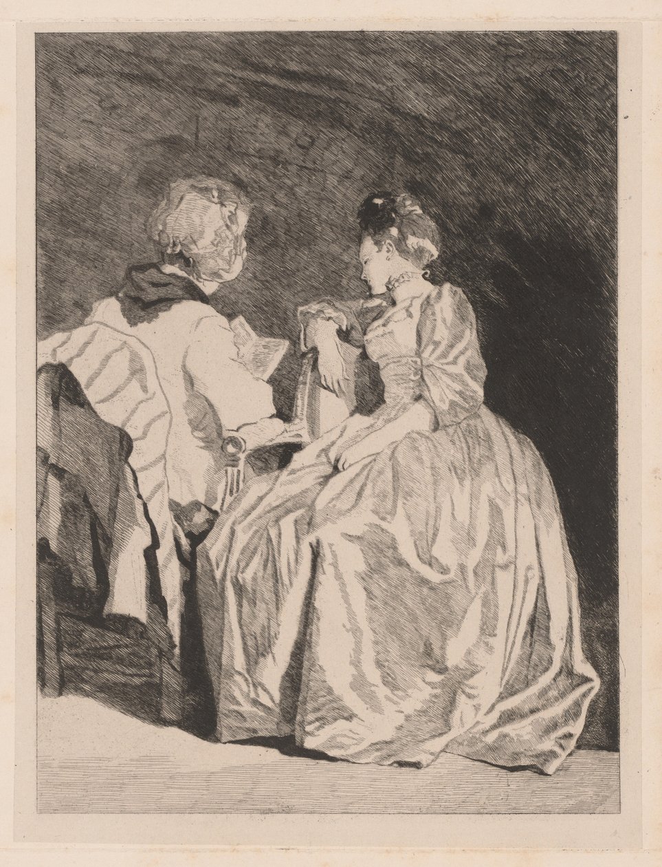 Die Lesung von Jules de Goncourt, after Jean Honoré Fragonard