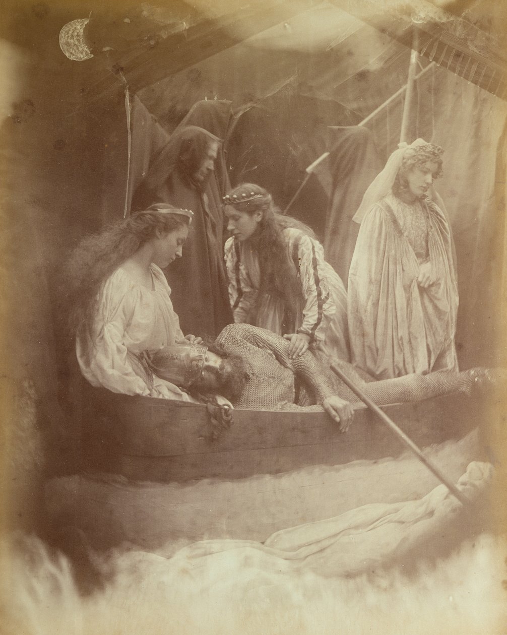 Der Tod von König Artus, Illustration aus 