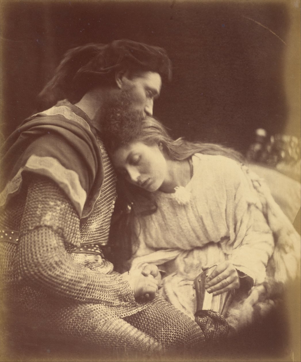 Abschied von Sir Lancelot und Königin Guinevere von Julia Margaret Cameron