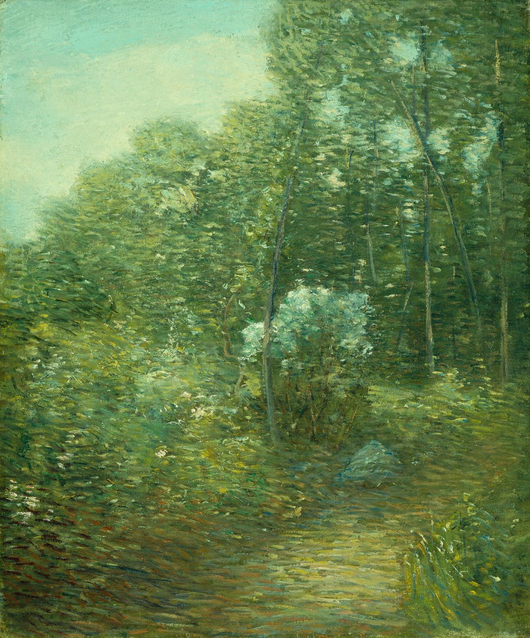 Der alte Lorbeerbusch von Julian Alden Weir