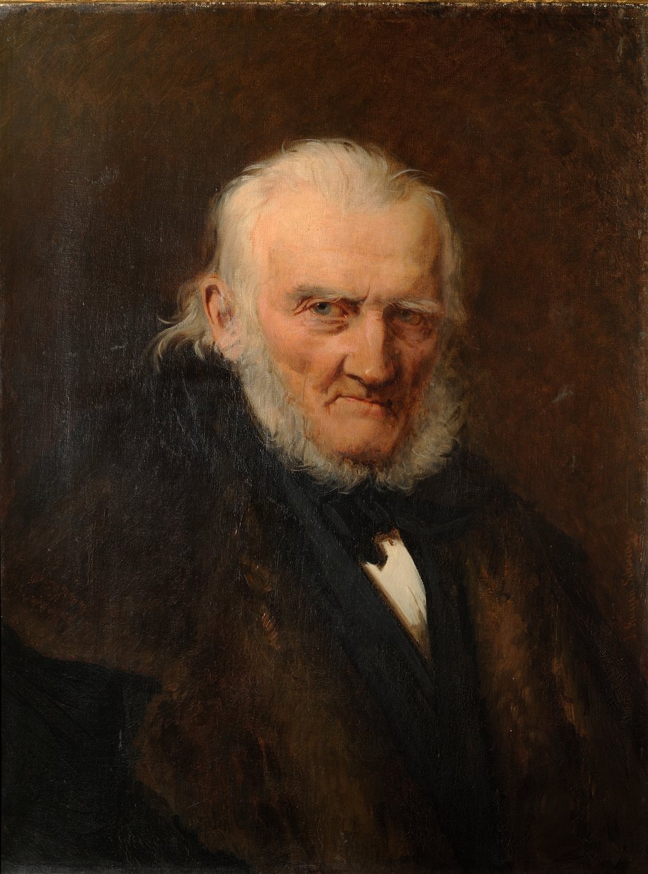 Porträt des Künstlers August Hagen von Julie Wilhelmine Hagen Schwarz