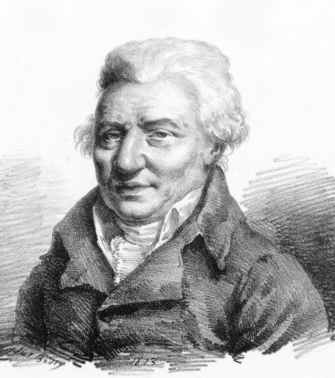 Porträt des Komponisten Pierre-Alexandre Monsigny 1729-1817, 1823 von Julien Leopold Boilly