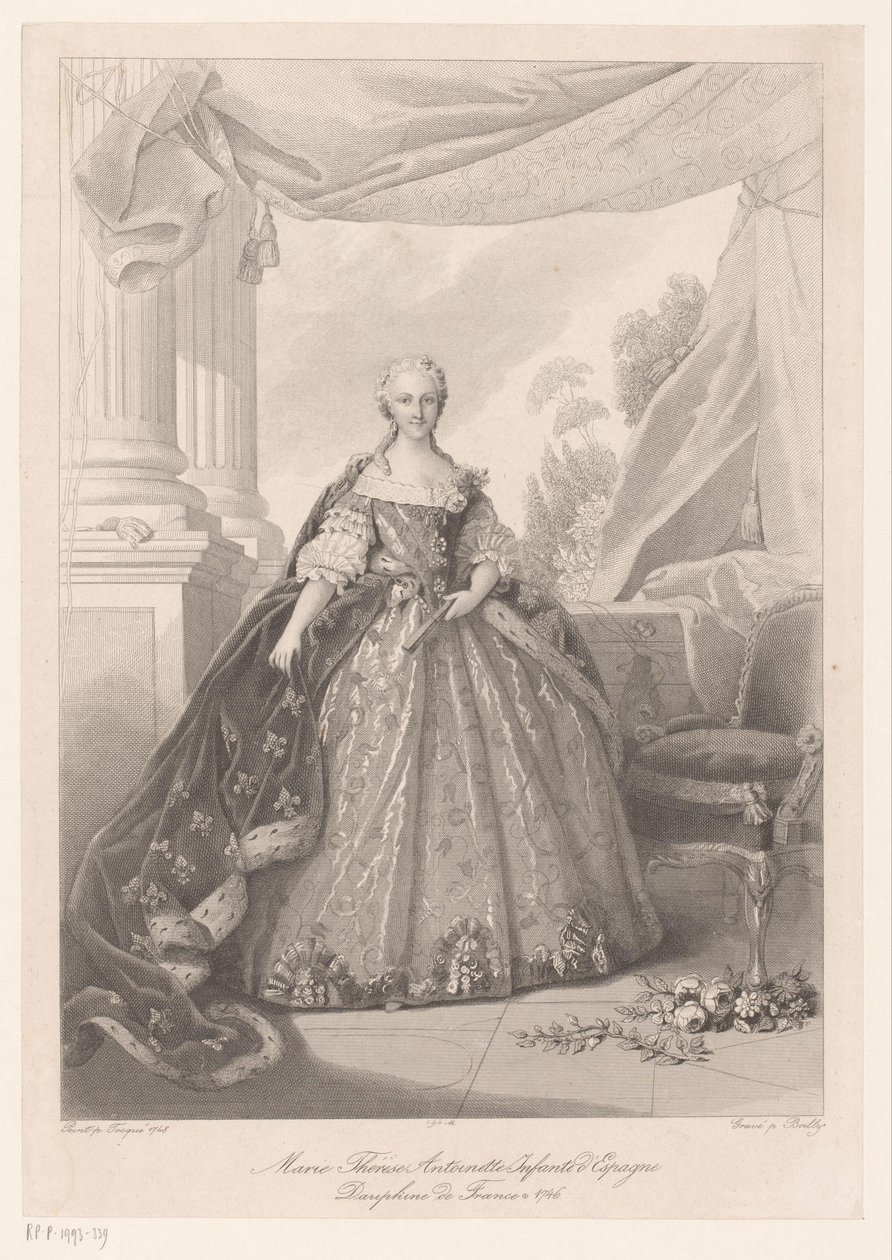Porträt von Maria Theresia von Bourbon von Julien Leopold Boilly