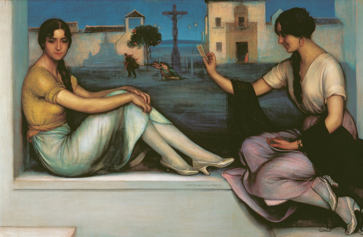 Wahrsagerei von Julio Romero de Torres