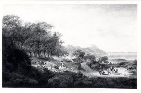 Fernsicht auf Anglesea von Julius Caesar Ibbetson