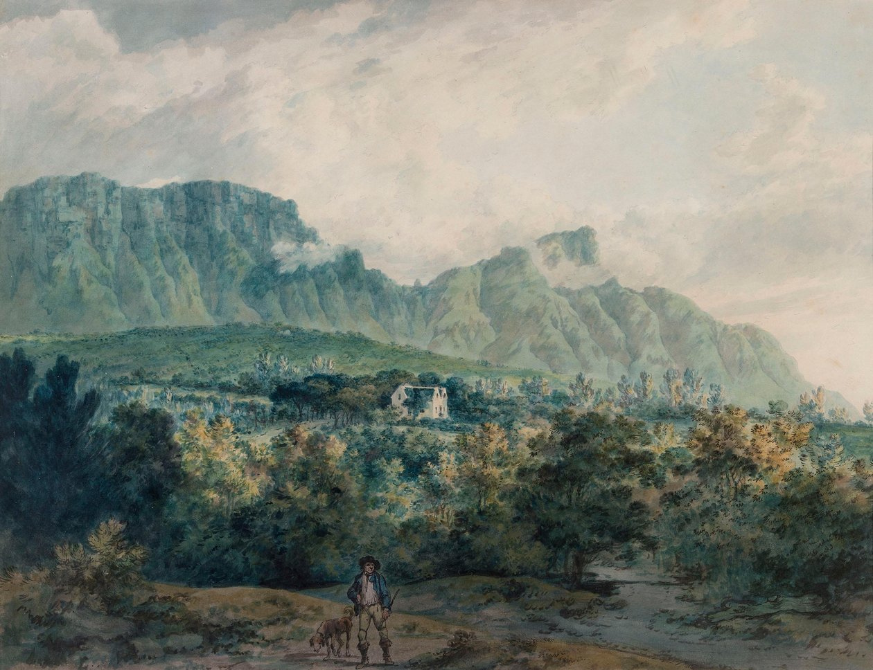Unterklippe, Die Isle of Wight von Julius Caesar Ibbetson