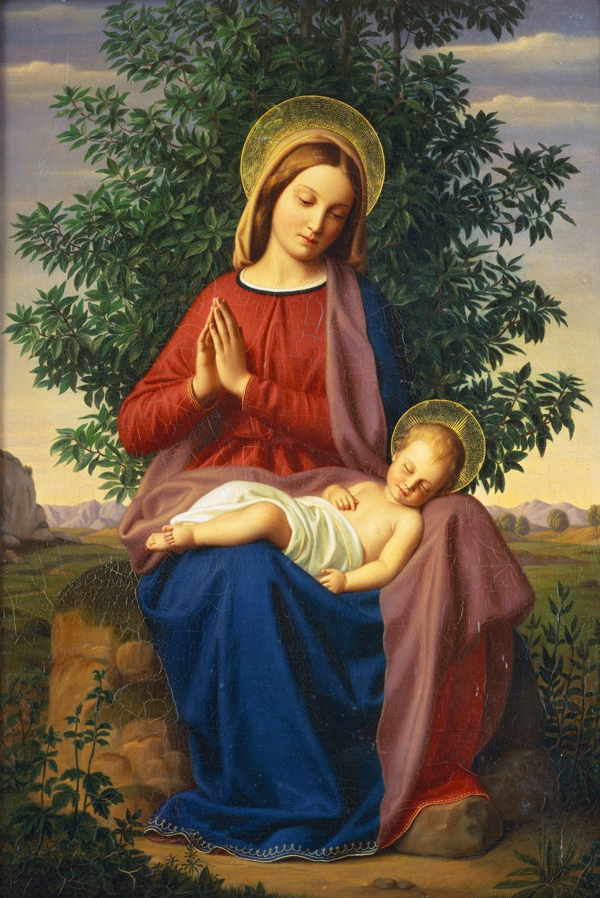Die Madonna und das Kind von Julius Schnorr von Carolsfeld