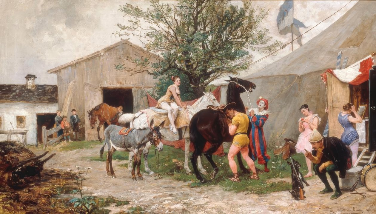 Der Zirkus von Julius von Blaas