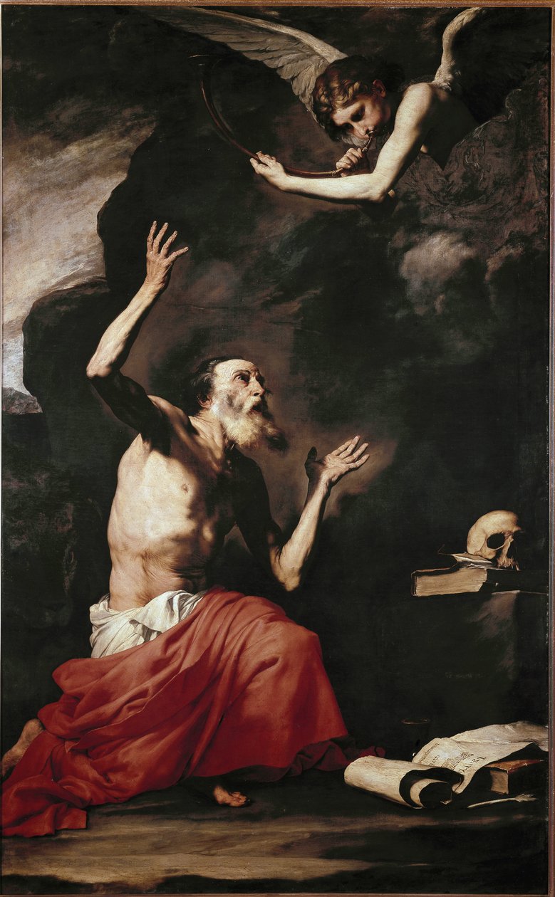 Heiliger Hieronymus und der Engel von Jusepe de Ribera
