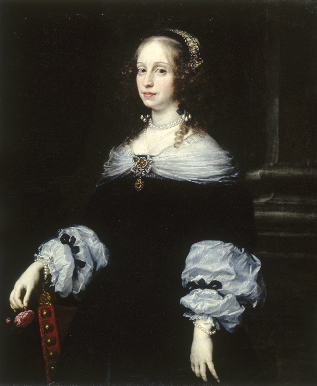 Porträt der Gräfin Teresa Dudley di Carpegna von Justus Sustermans