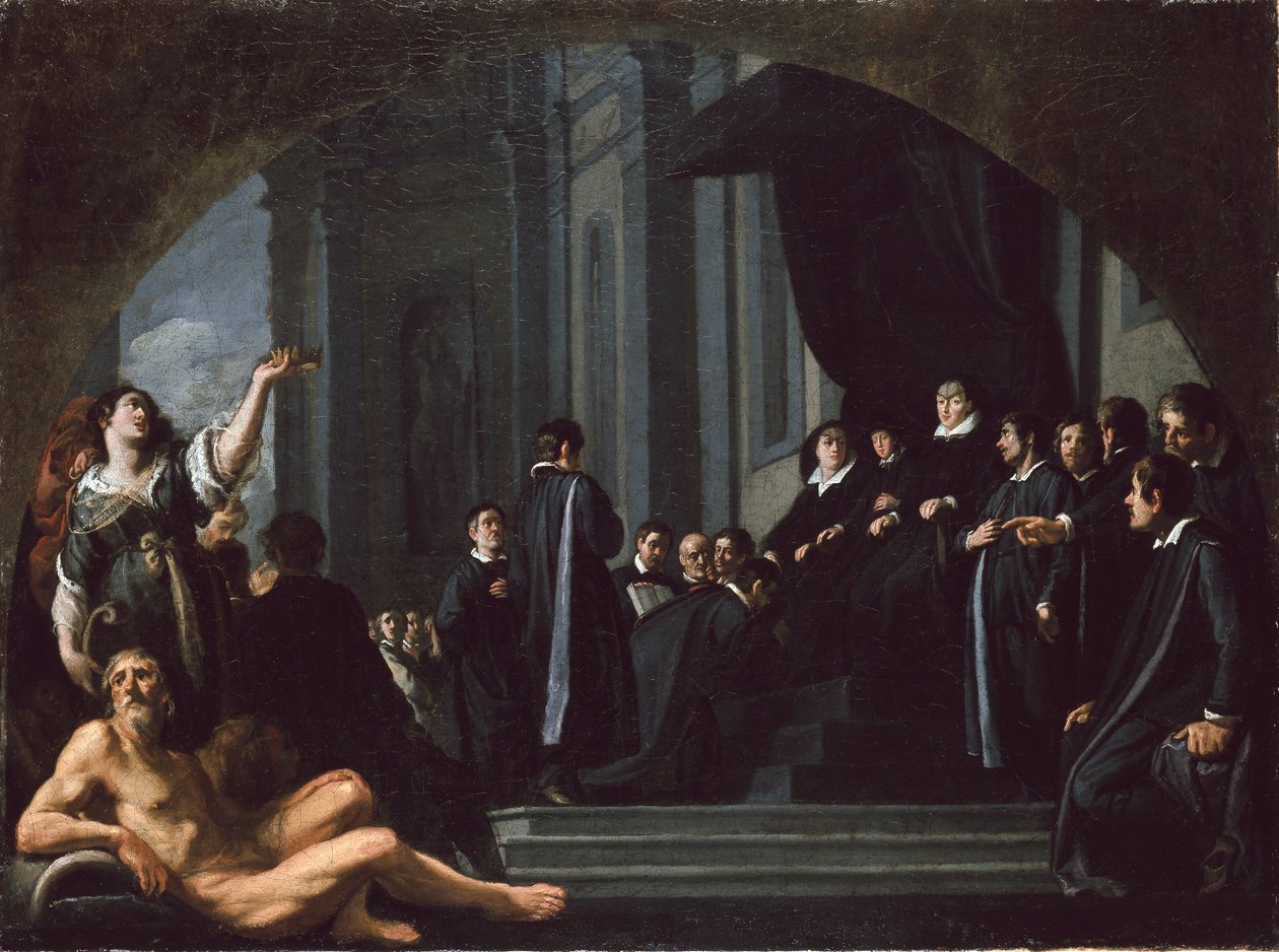 Die Senatoren von Florenz schwören Ferdinando II de