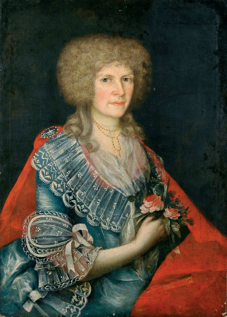 Faworski - Porträt von Teresa z Krosnowskich Garbowska 1789 von Jozef Faworski