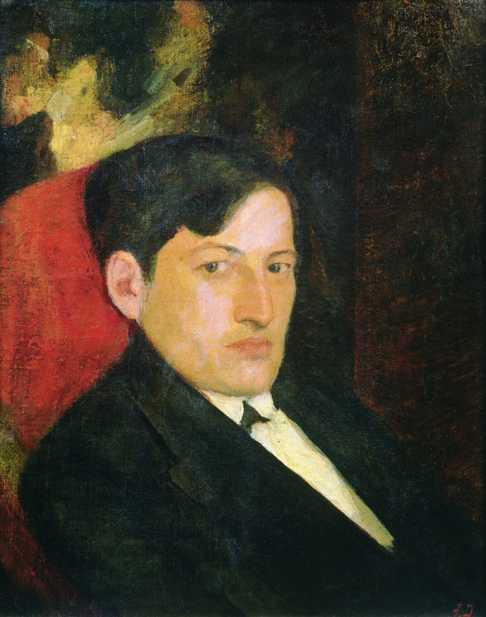 Porträt von D. Schewardnadse, 1921 von K. Magalashvili