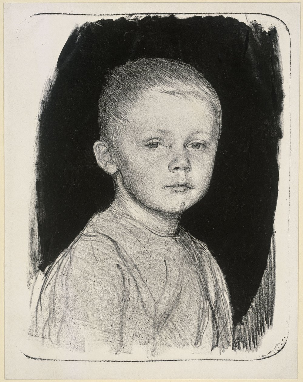 Porträt von Hans Kollwitz von Käthe Kollwitz