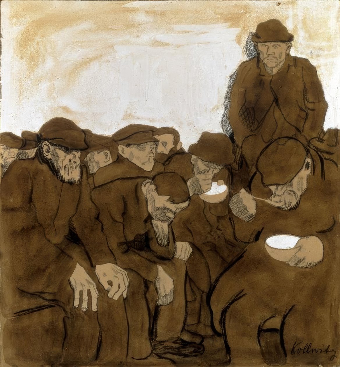 In den Wärmehallen von Käthe Kollwitz