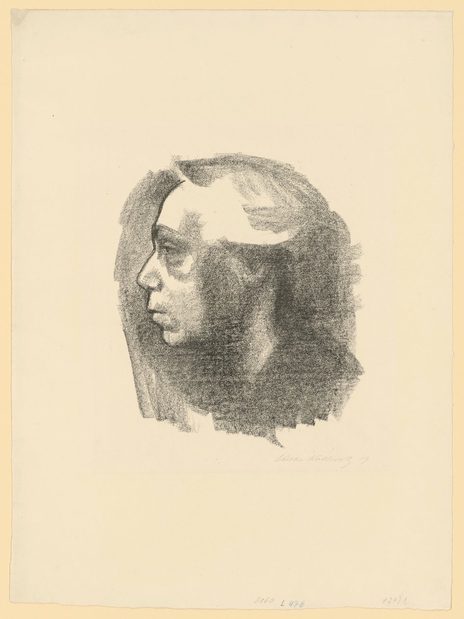 Selbstbildnis (1. Zustand) von Käthe Kollwitz