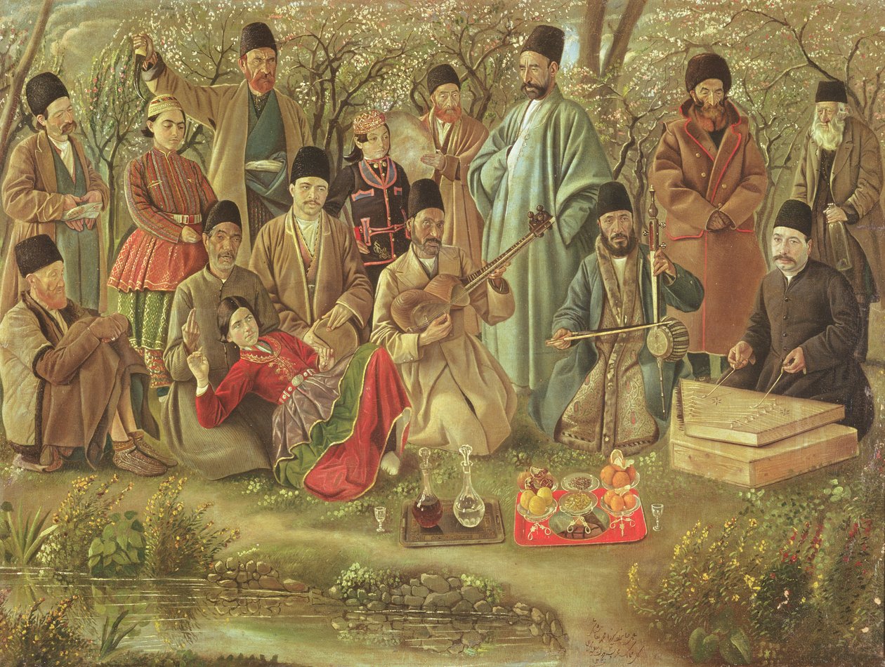 Persische Musiker von Kamal-Al-Molk