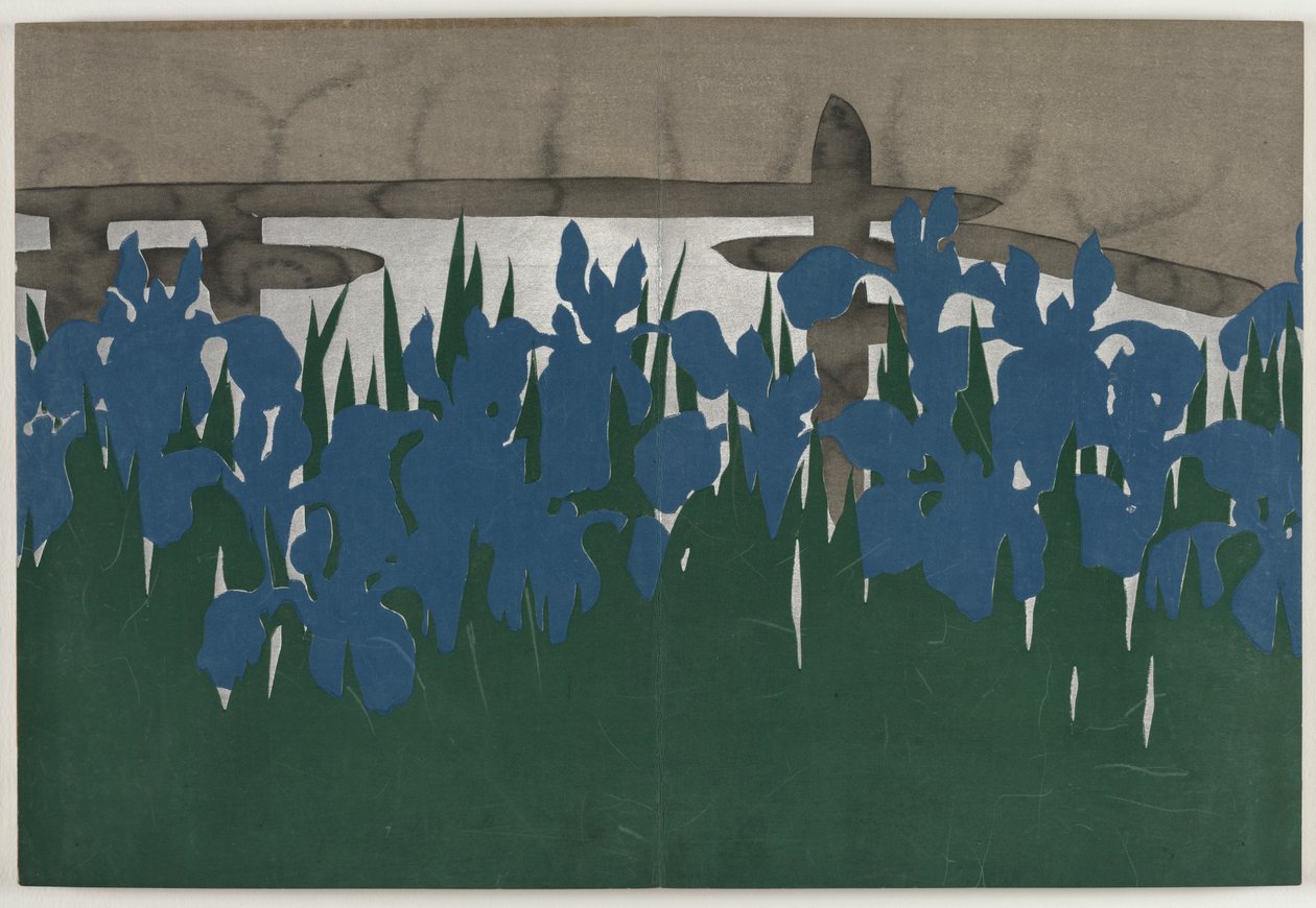 Blumen von hundert Welten (Momoyogusa): Acht Brücken von Kamisaka Sekka