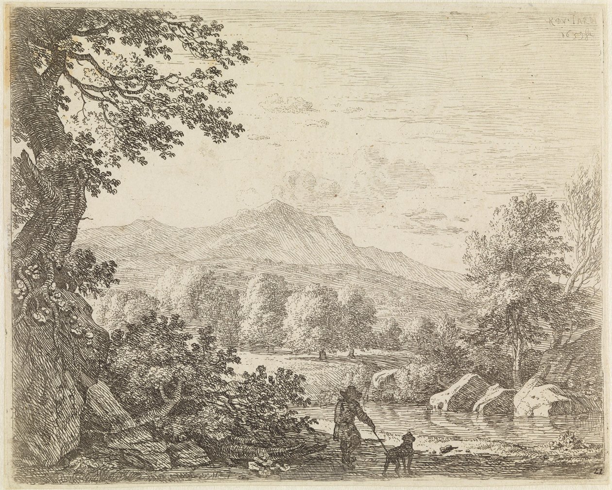 Der Mann mit dem Hund von Karel Dujardin