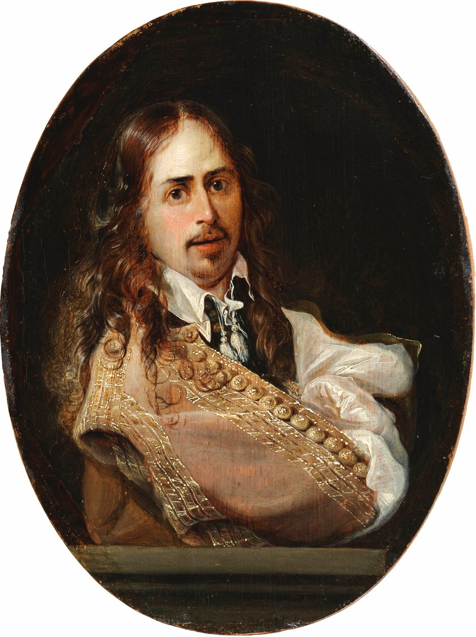 Selbstporträt und Porträt von Cornelia Bouwers, der Frau des Künstlers von Karel Slabbaert