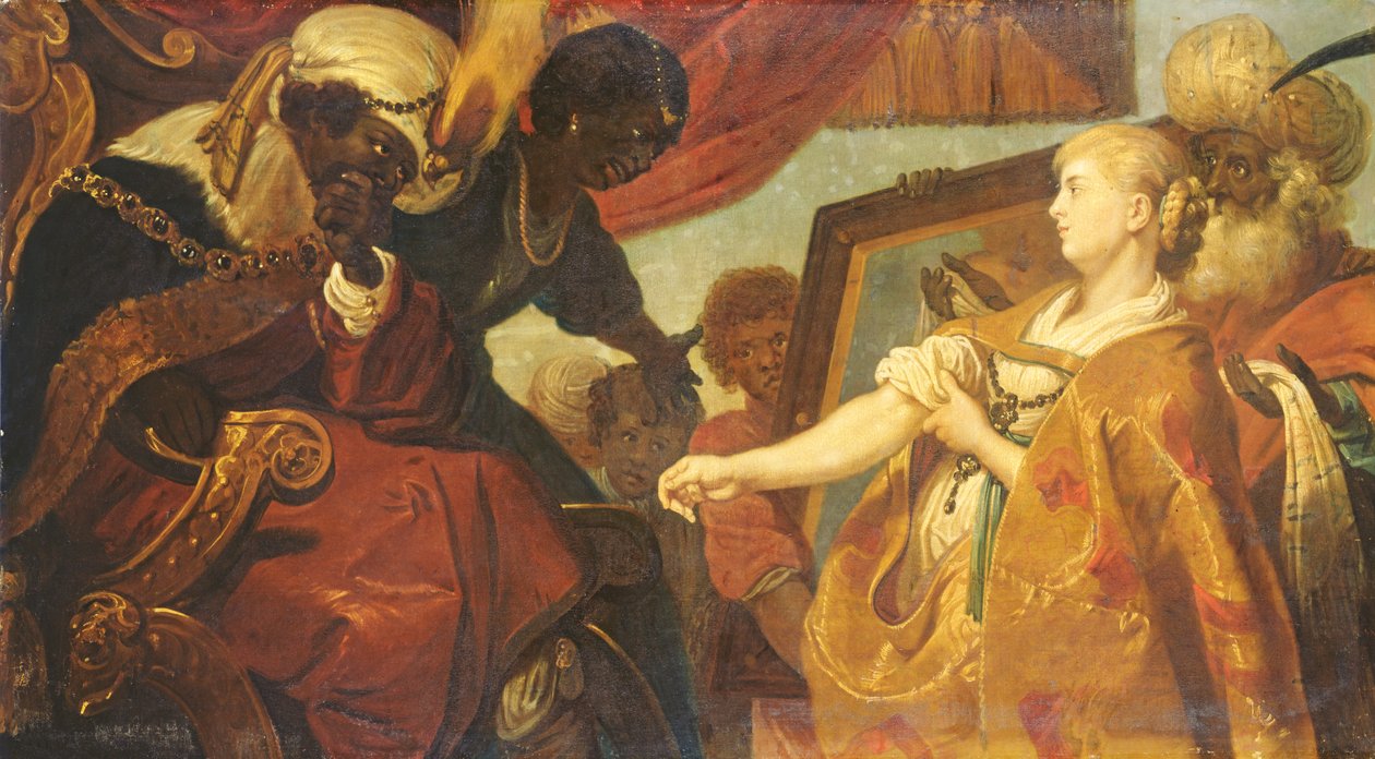Chariclea zeigt Persina und Hydaspes von Karel van Mander III