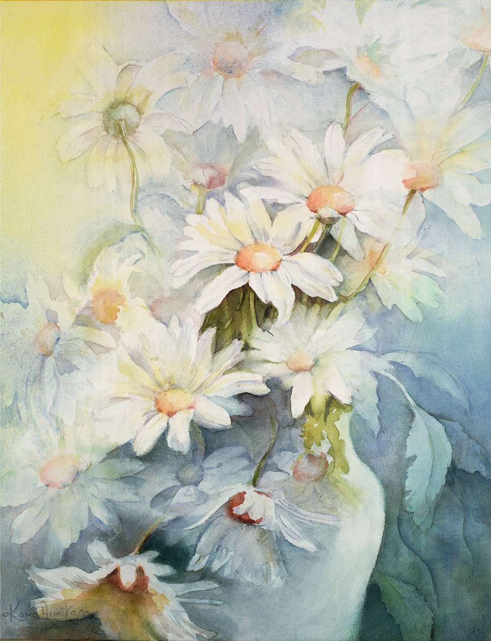 Chrysantheme, Schneekappe von Karen Armitage