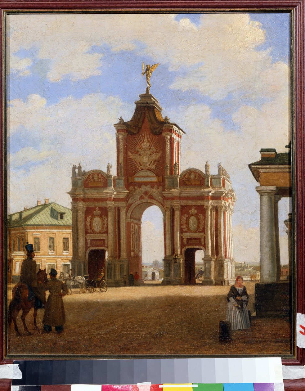 Das Rote Tor in Moskau von Karl Fridrikh Petrovich Bodri