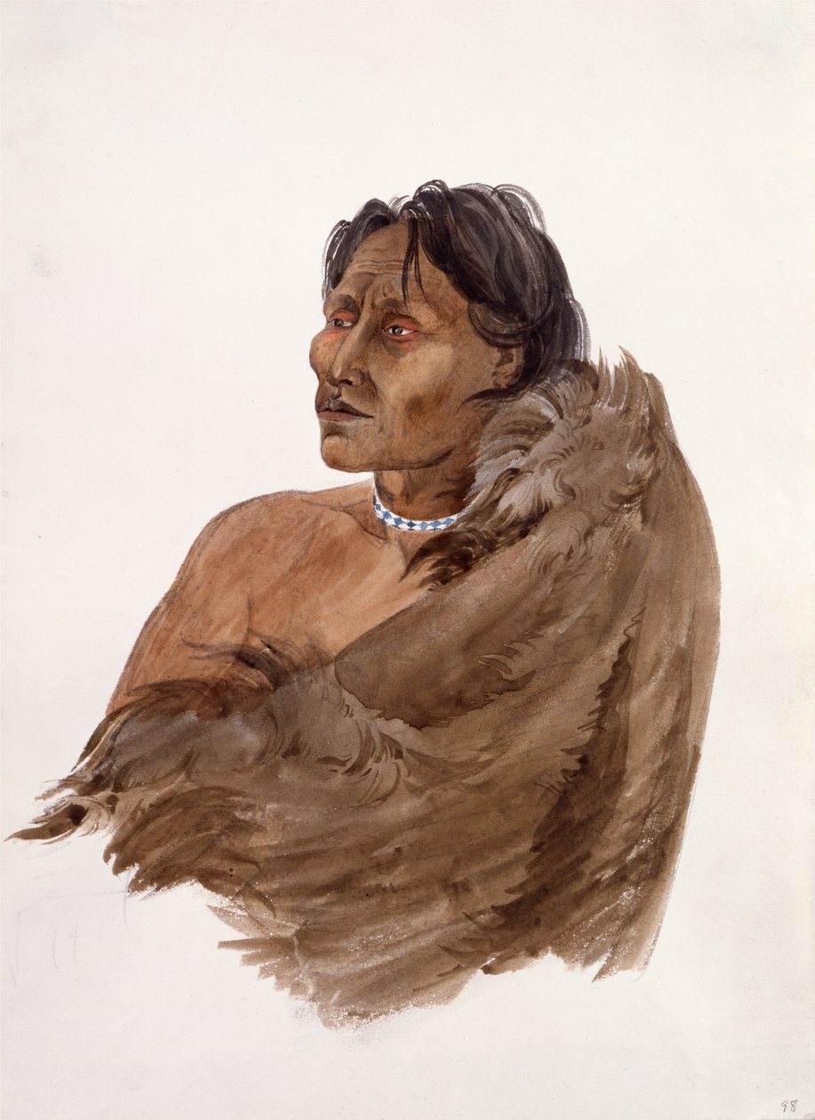 Passítopa, Ponca-Mann von Karl Bodmer