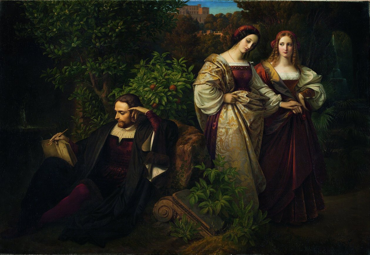 Torquato Tasso und die zwei Leonoren von Karl Ferdinand Sohn