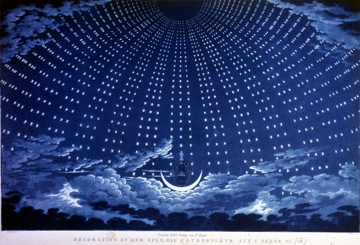 Bühnenbild von Schinkel von Karl Friedrich Schinkel