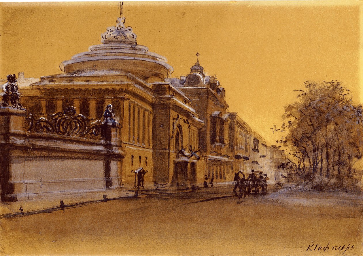 Das Panajew-Theater in Sankt Petersburg von Karl Geftler