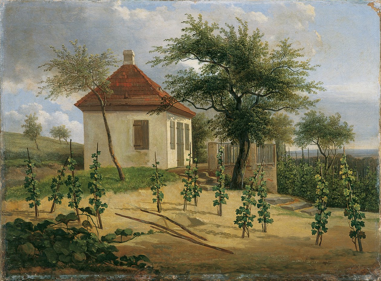 Pavillon auf Dr. Körners Weinberg bei Loschwitz von Karl Gottfried Traugott Faber
