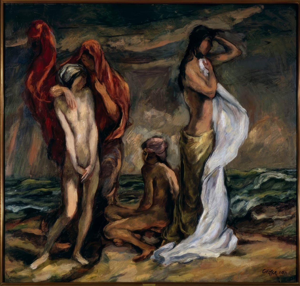 Im Sturm von Karl Hofer