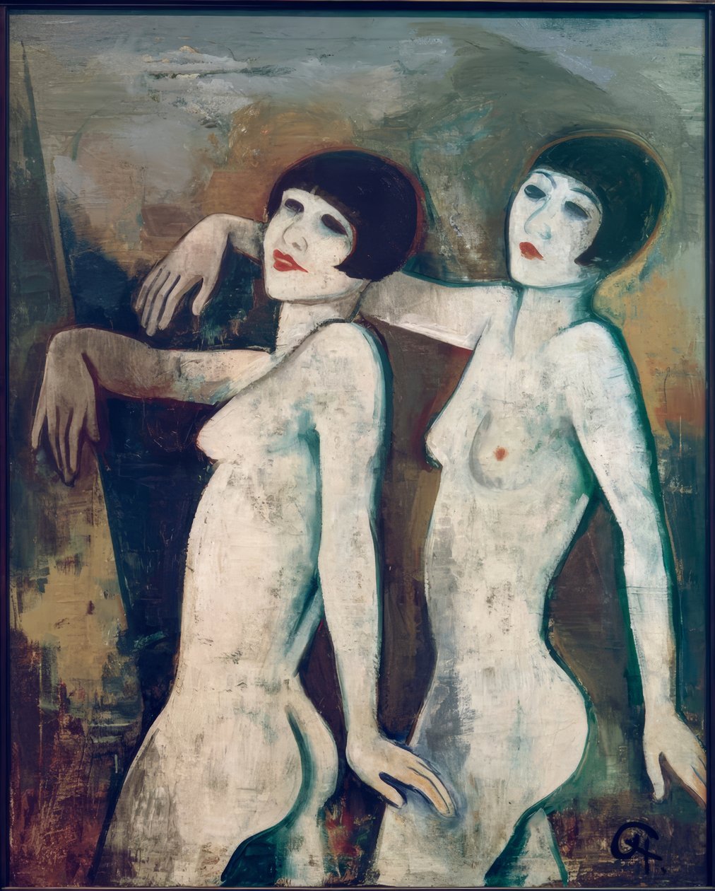 Tiller-Girls von Karl Hofer