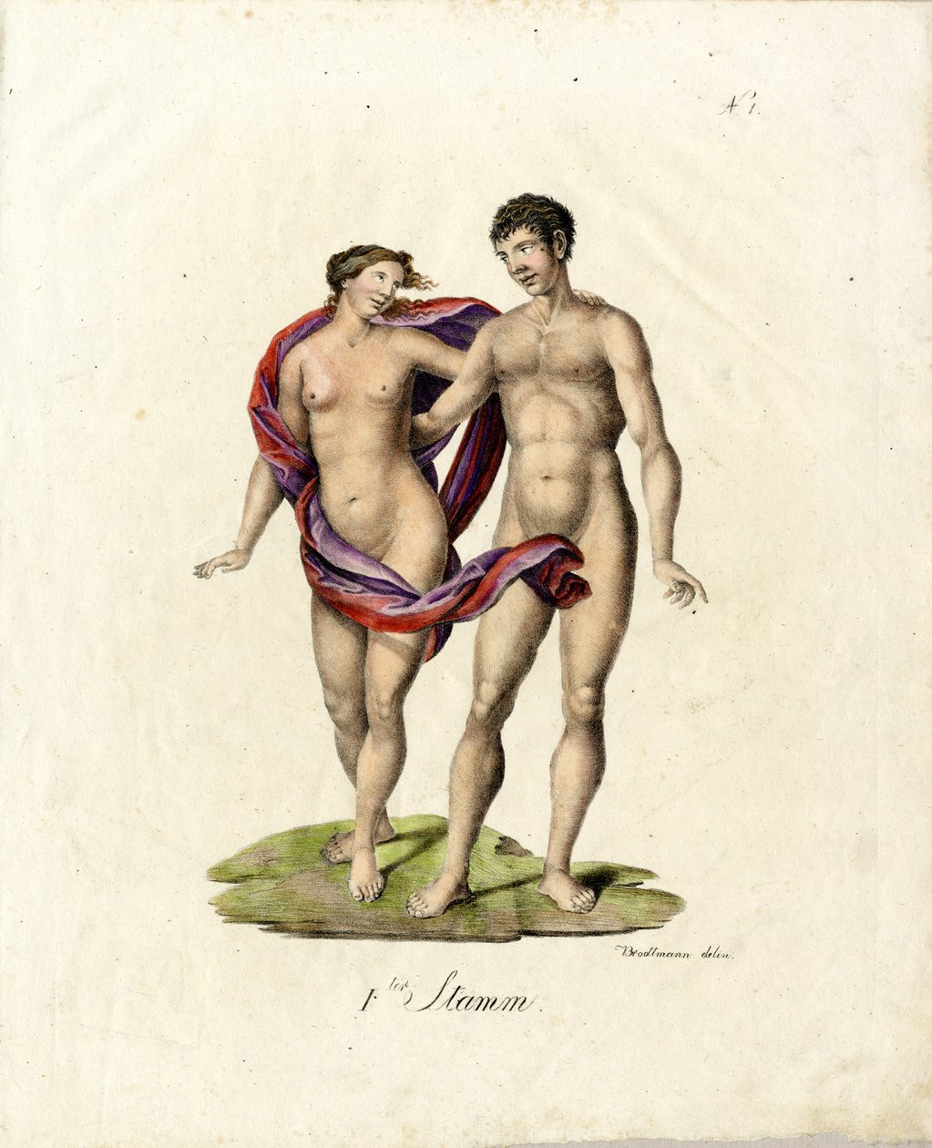 Europäisches Paar von Karl Joseph Brodtmann