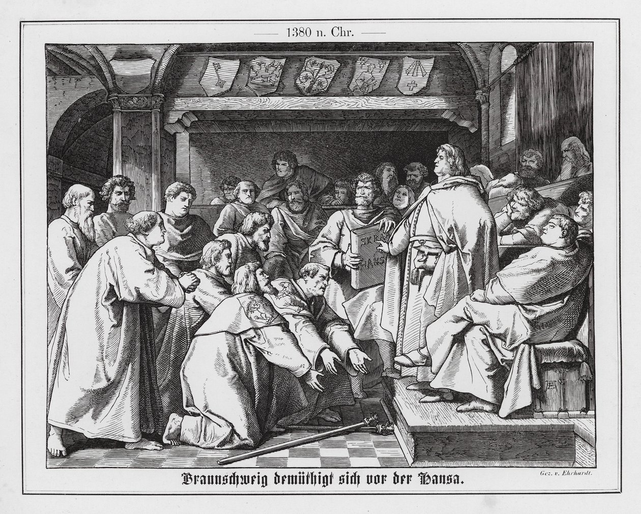 Braunschweig bittet um Wiederaufnahme in die Hanse von Karl Ludwig Adolf Ehrhardt