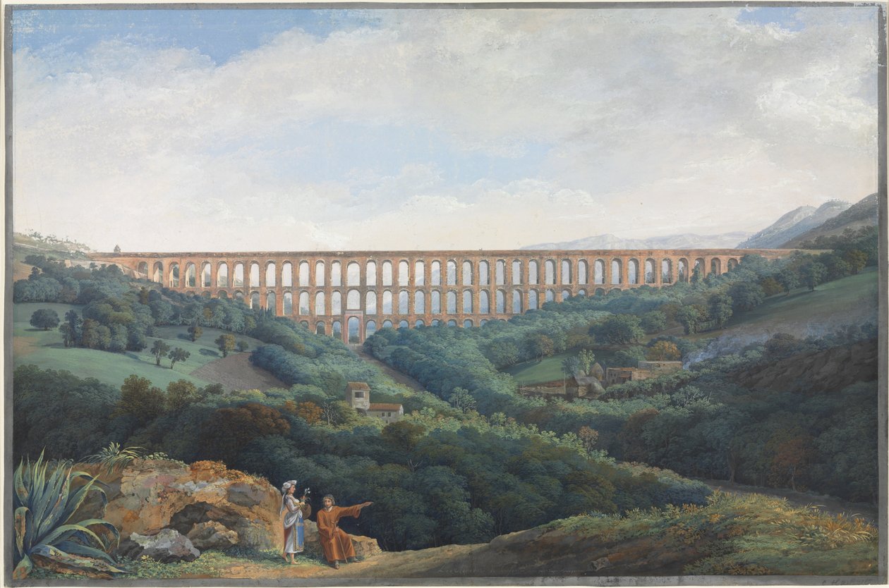 Die Aquädukte von Caserta von Karl Ludwig Hackert