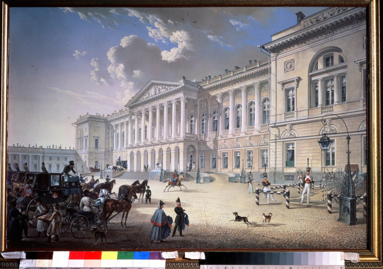 Der alte Michail-Palast in Sankt Petersburg von Karl Pavlovich Beggrov