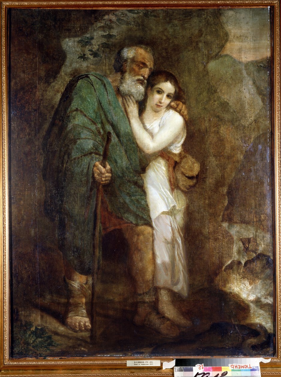 Ödipus und Antigone von Karl Pavlovich Bryullov