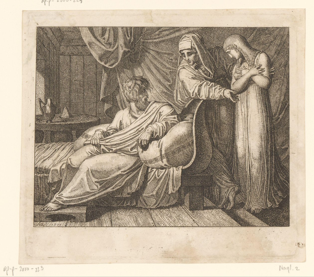 Sara stellt Hagar Abraham vor von Karl Russ